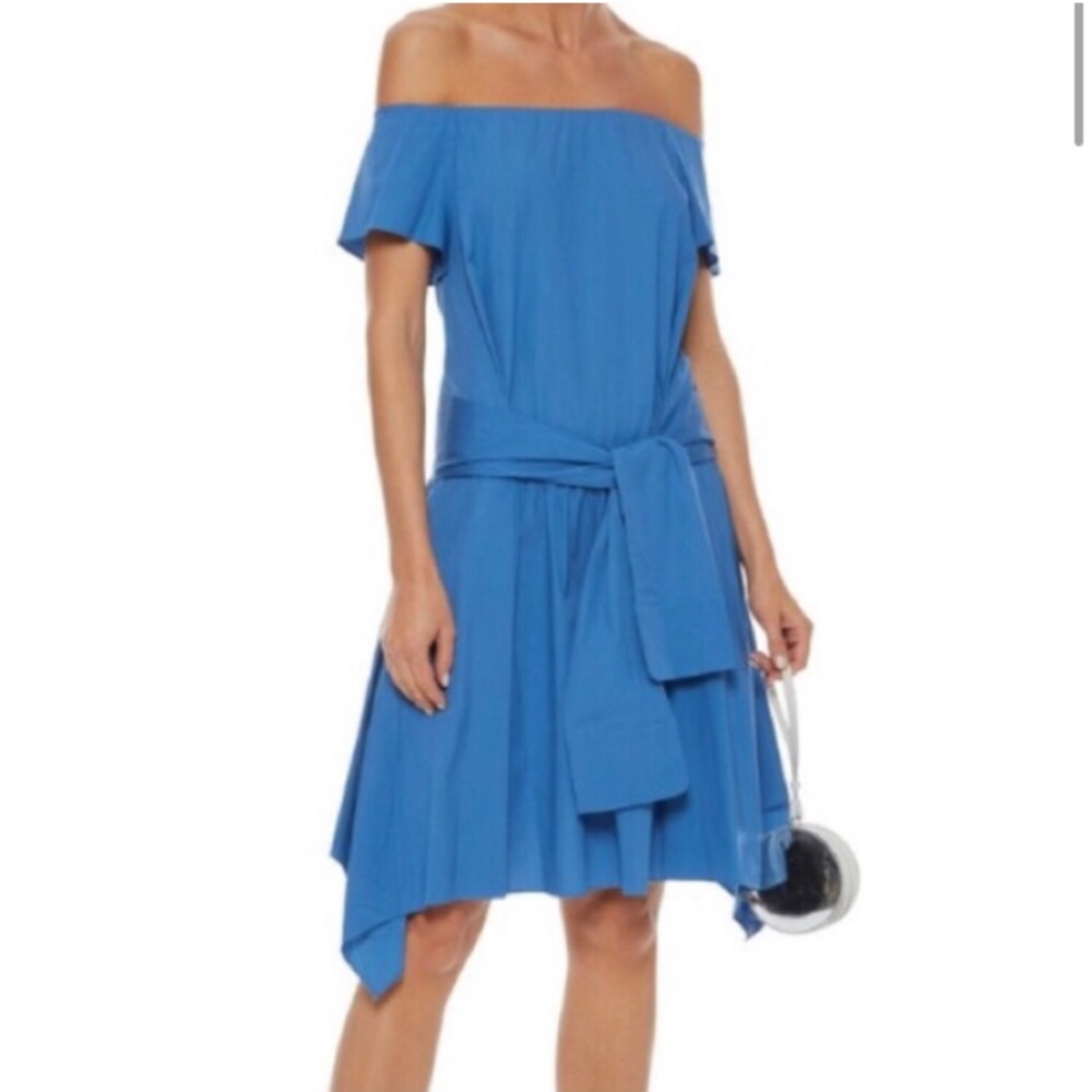 Host pick🔥Halston Poplin dress 💎! Gorgeous color size 6! Lowest price - Picture 3 of 9